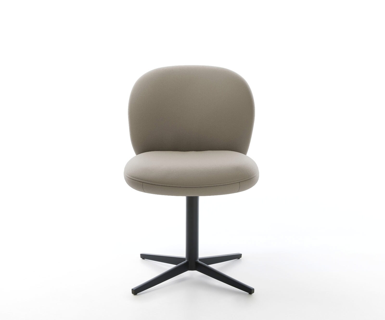 Drehstuhl Nube-Flex Echt-Leder Schlamm Fußkreuz Schwarz 360° drehbar Taschenfederkern 1 Drehstuhl Nube-Flex Echt-Leder Schlamm Fußkreuz Schwarz 360° drehbar Taschenfederkern 1