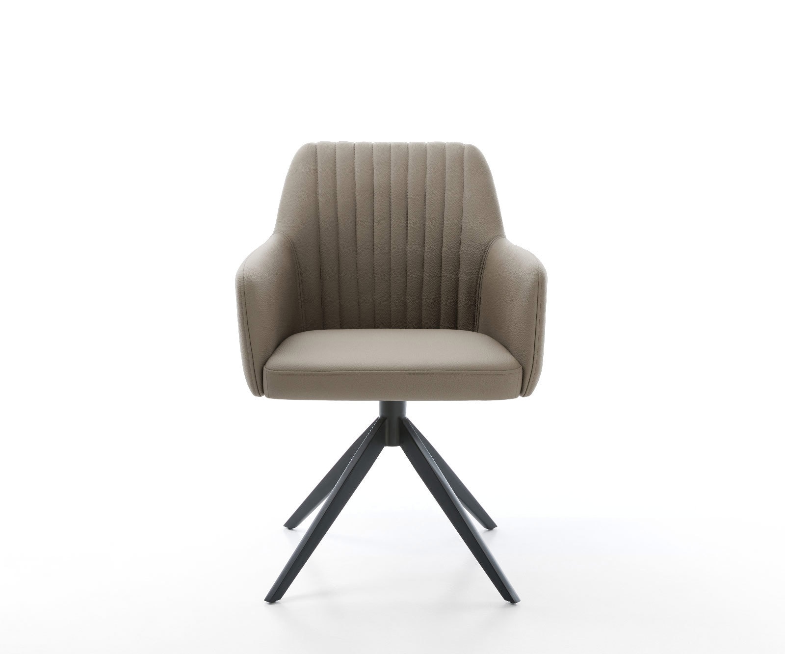 Drehstuhl Greg-Flex Echt-Leder Schlamm Kreuzgestell breit Schwarz 360° drehbar Wippfunktion Taschenfederkern 1 Drehstuhl Greg-Flex Echt-Leder Schlamm Kreuzgestell breit Schwarz 360° drehbar Wippfunktion Taschenfederkern 1