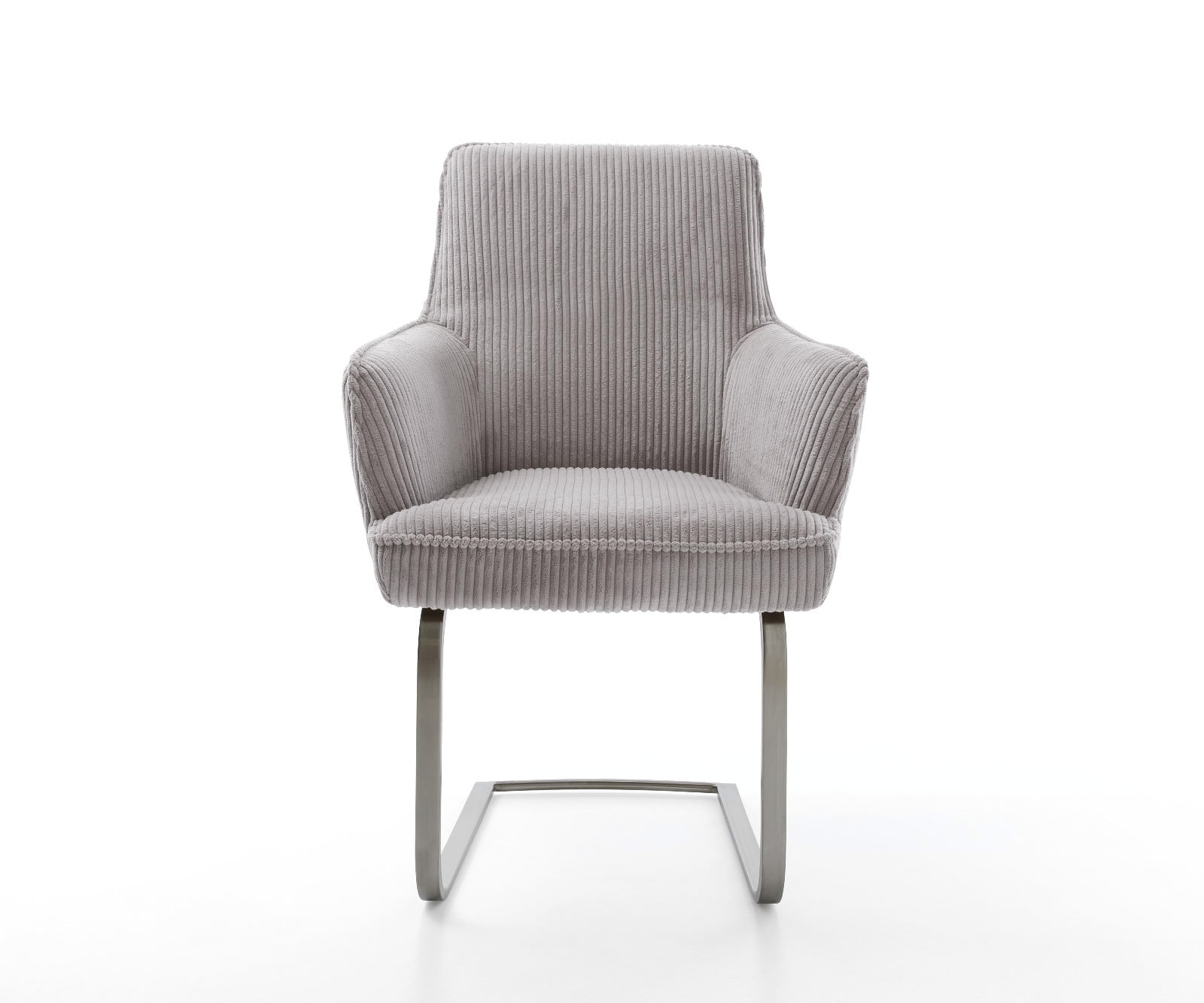 Freischwinger Heira-Flex mit Armlehnen Cord Silbergrau Freischwinger flach Graphit Taschenfederkern 1 Freischwinger Heira-Flex mit Armlehnen Cord Silbergrau Freischwinger flach Graphit Taschenfederkern 1