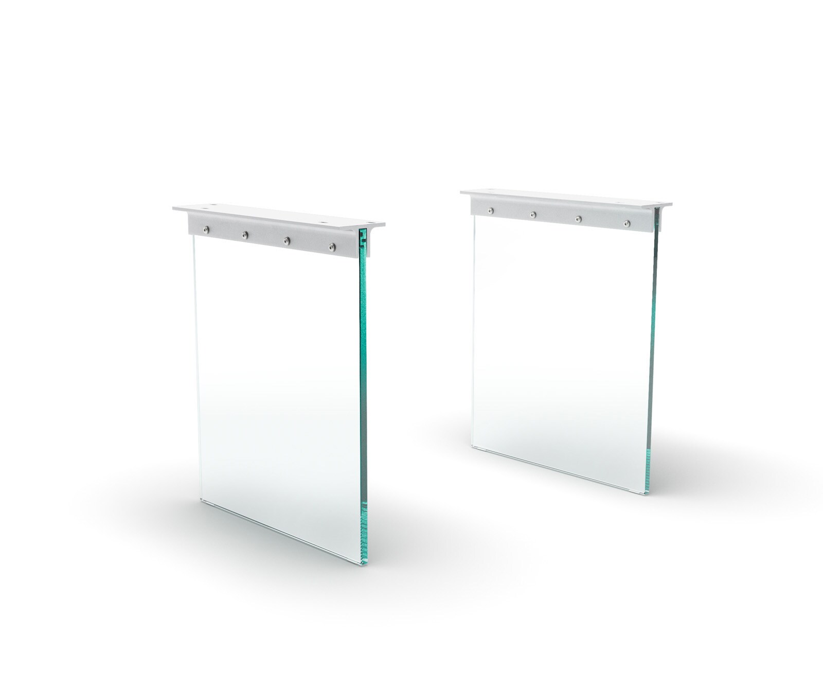 Tischgestell Glas (2er-Set)