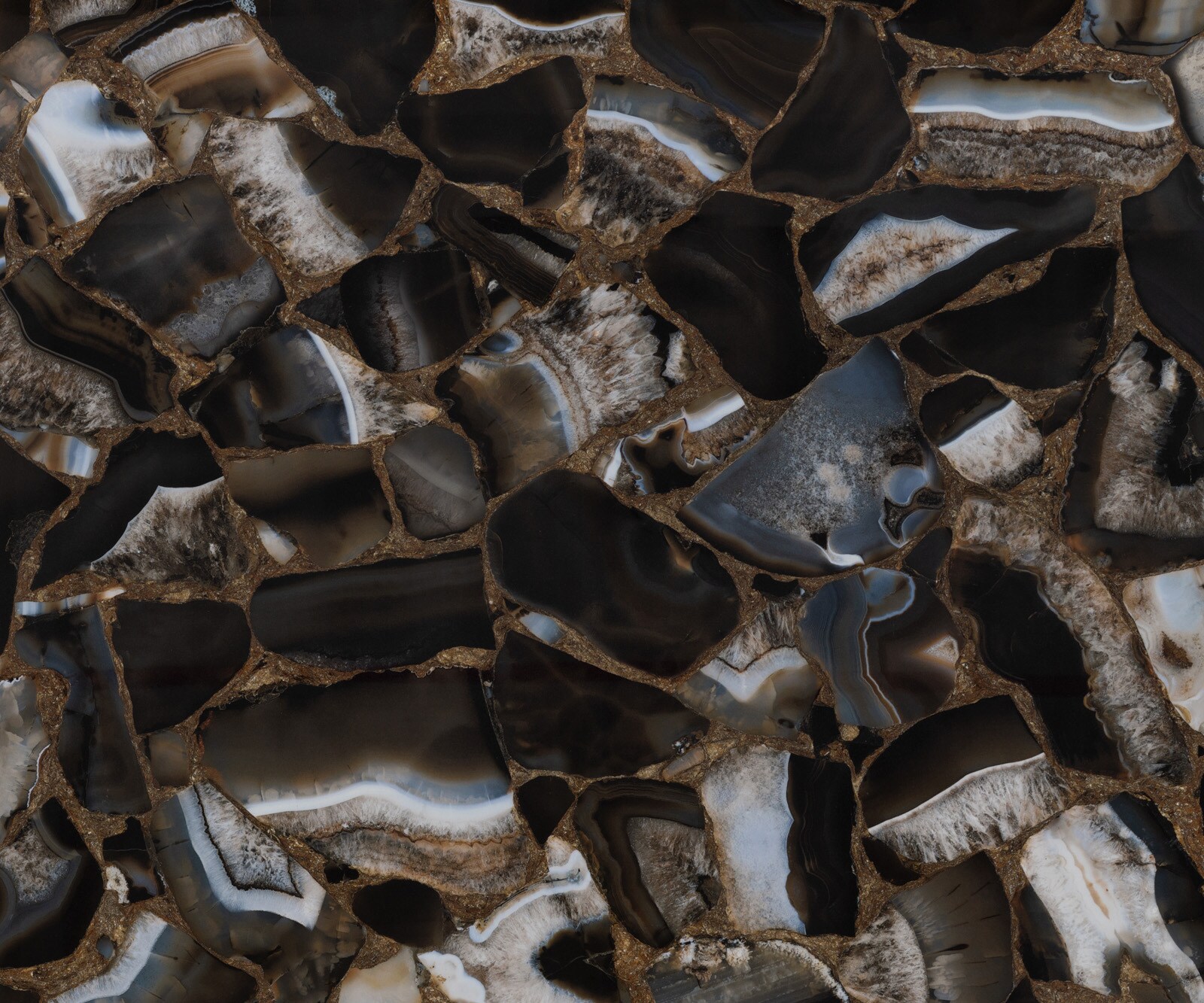 Esstisch Edge Oval 280x130 cm Keramik Iris FMG Agatablack Infinity Metall Schwarz 2